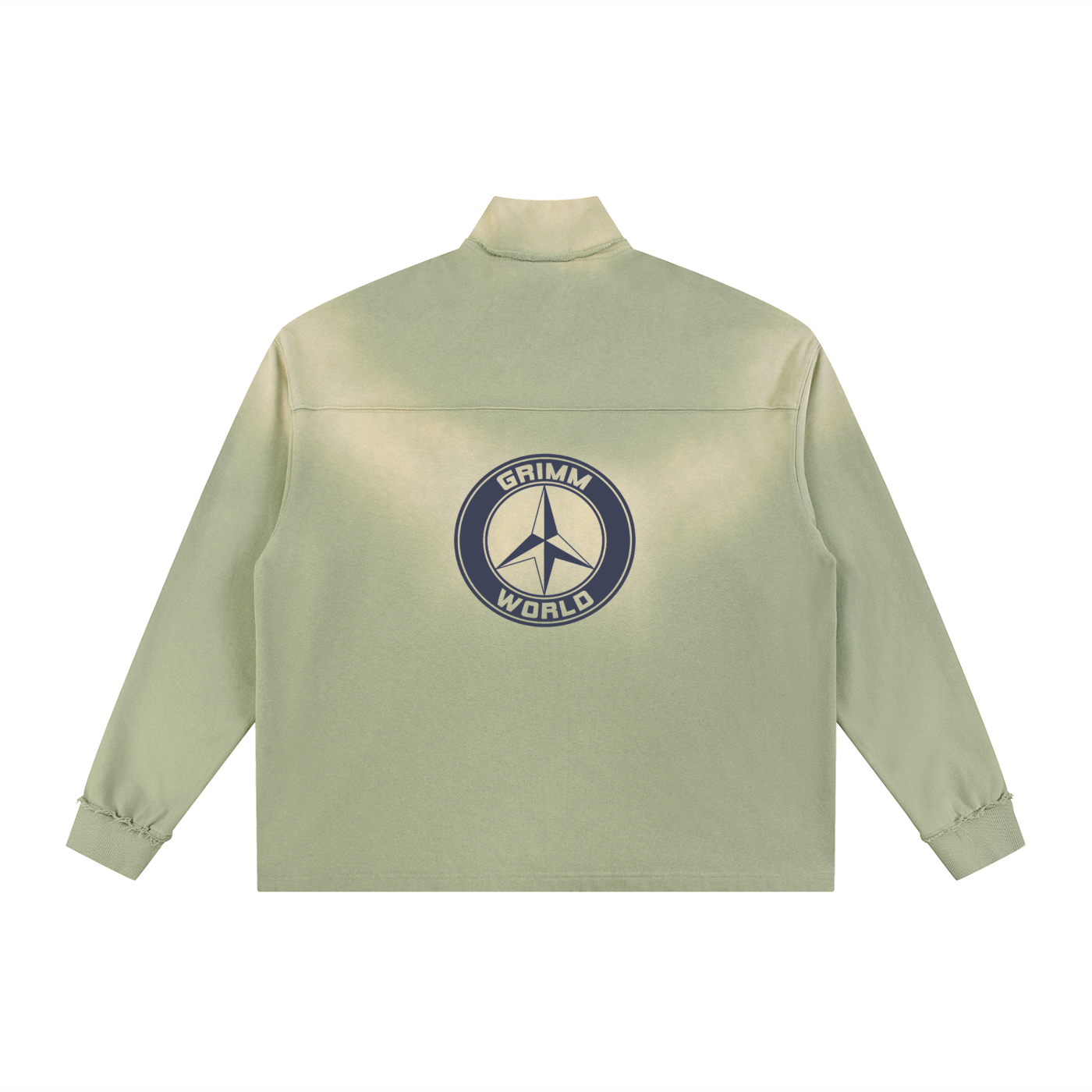 Grimm World Sunfaded Quarter-Zip Sweatshirt
