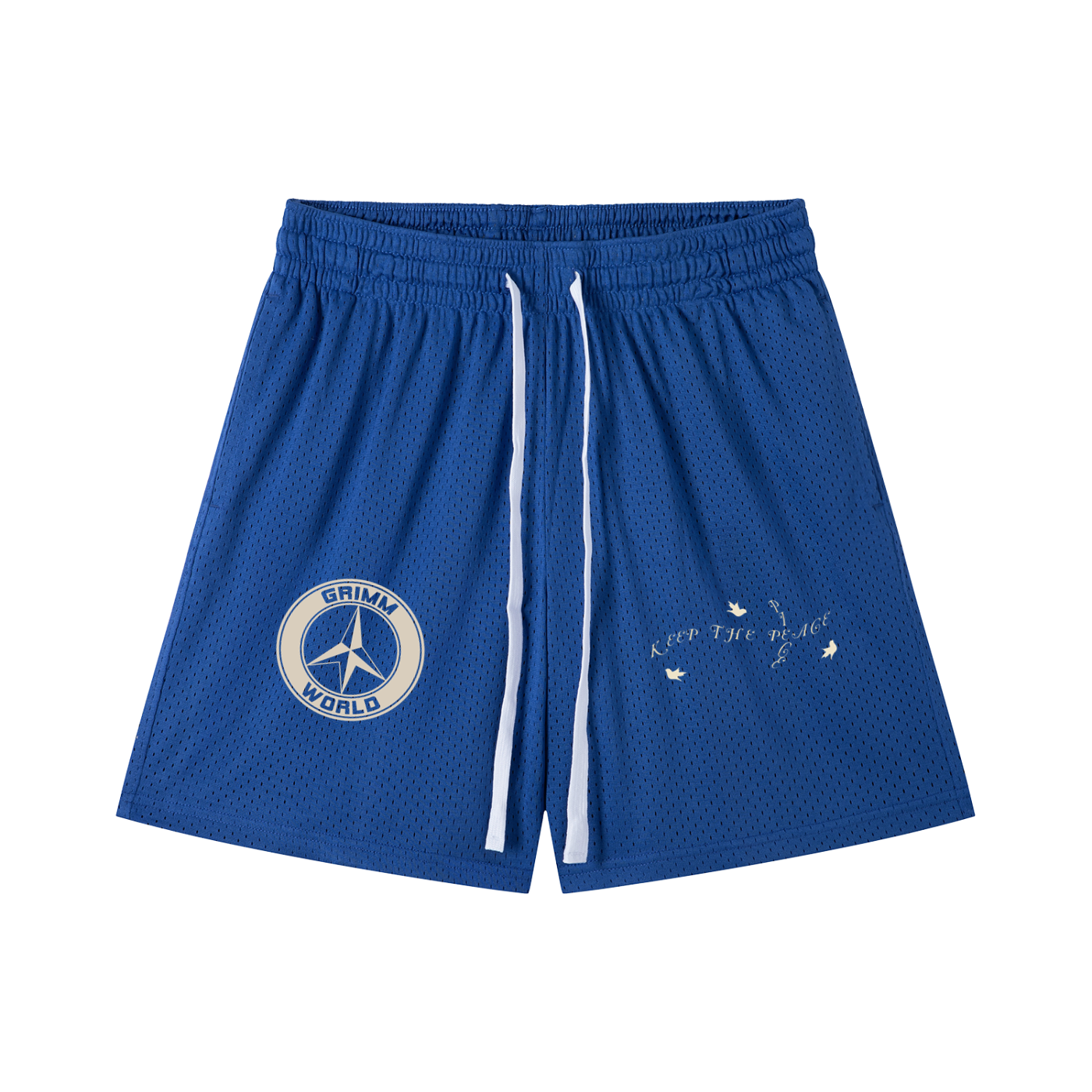 Grimm World Mesh Drawstring Shorts