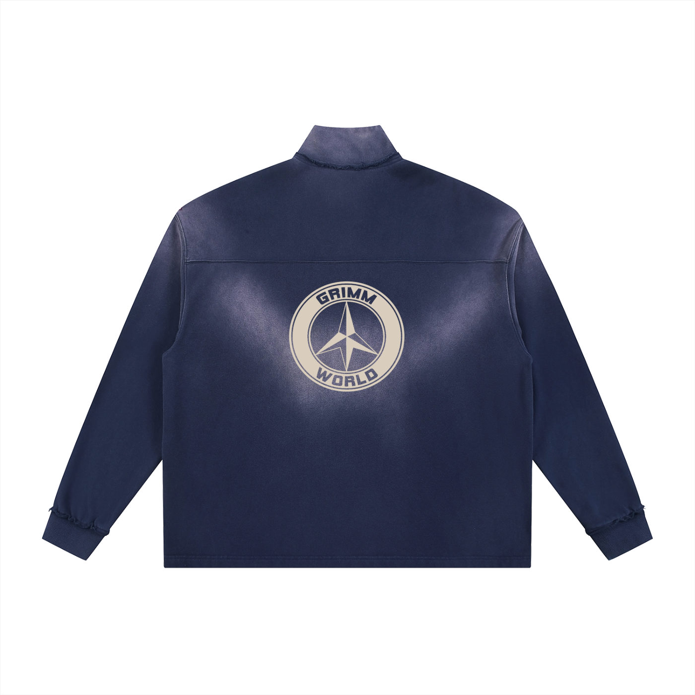 Grimm World Sunfaded Quarter-Zip Sweatshirt