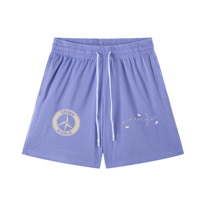 Grimm World Mesh Drawstring Shorts