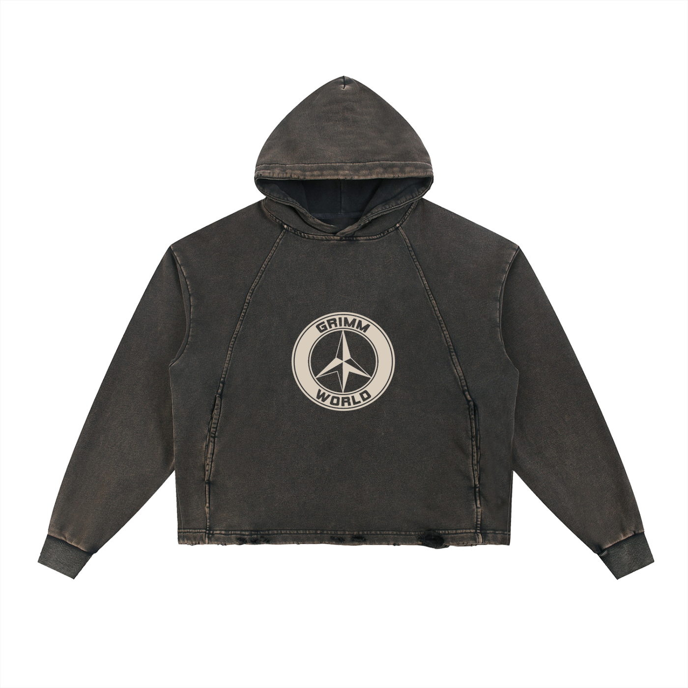 Grimm World Vintage Wash Logo Hoodie