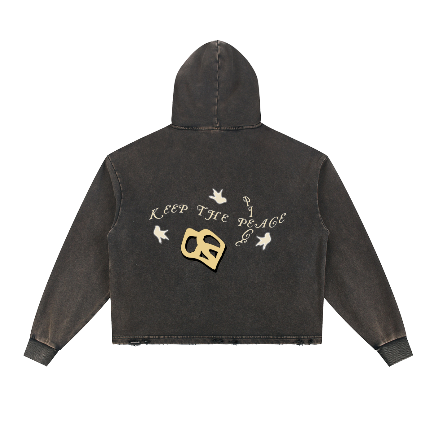 Grimm World Vintage Wash Logo Hoodie