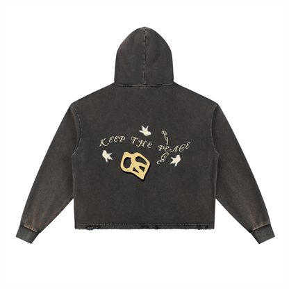 Grimm World Vintage Wash Logo Hoodie