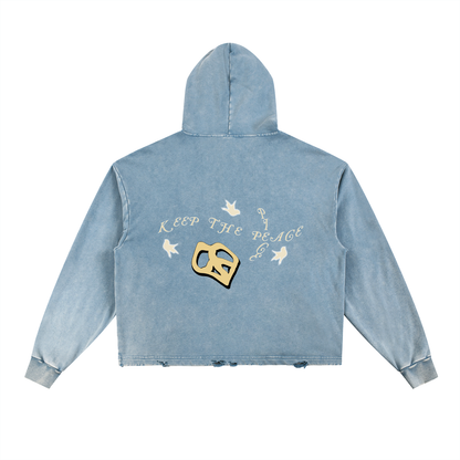 Grimm World Vintage Wash Logo Hoodie