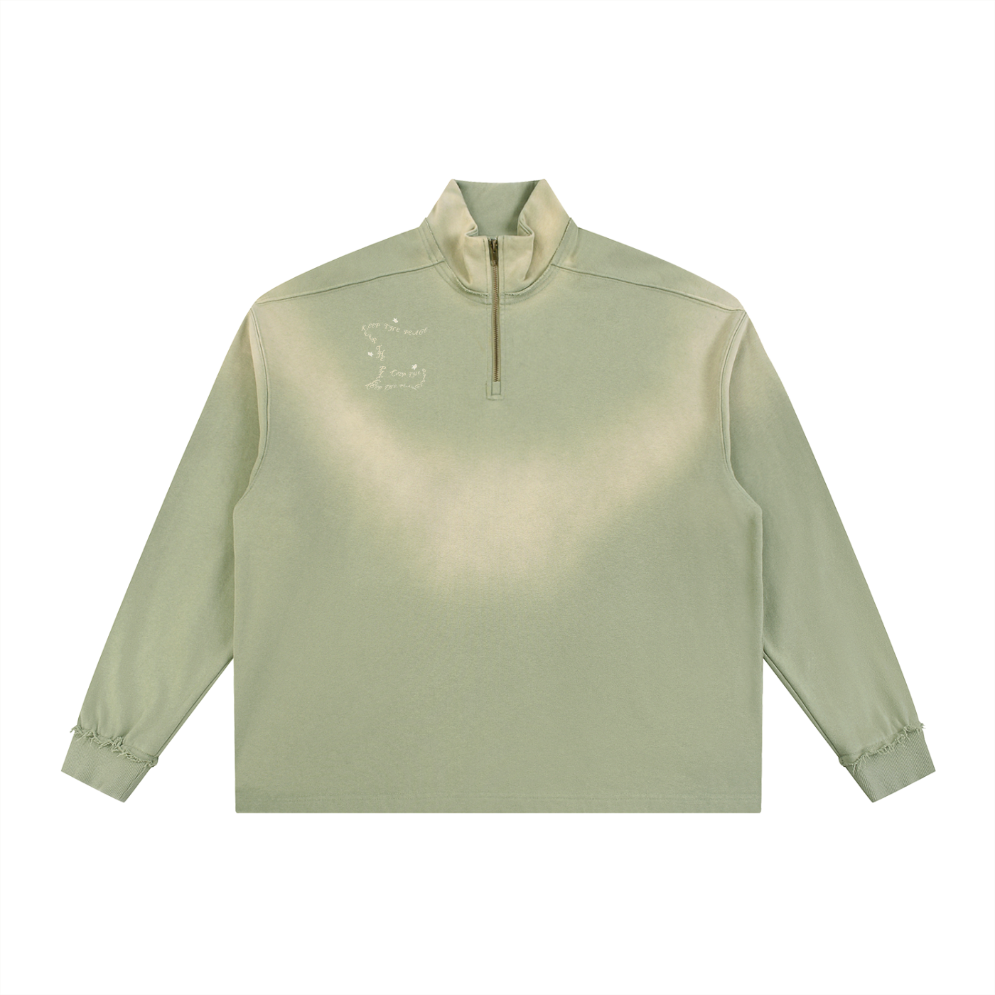 Grimm World Sunfaded Quarter-Zip Sweatshirt