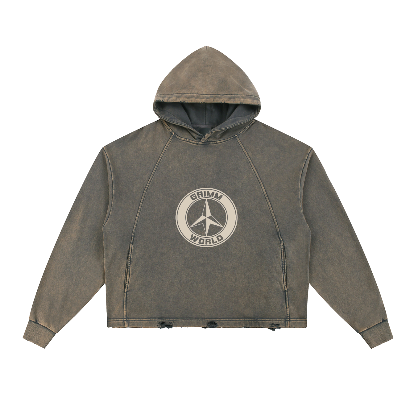 Grimm World Vintage Wash Logo Hoodie