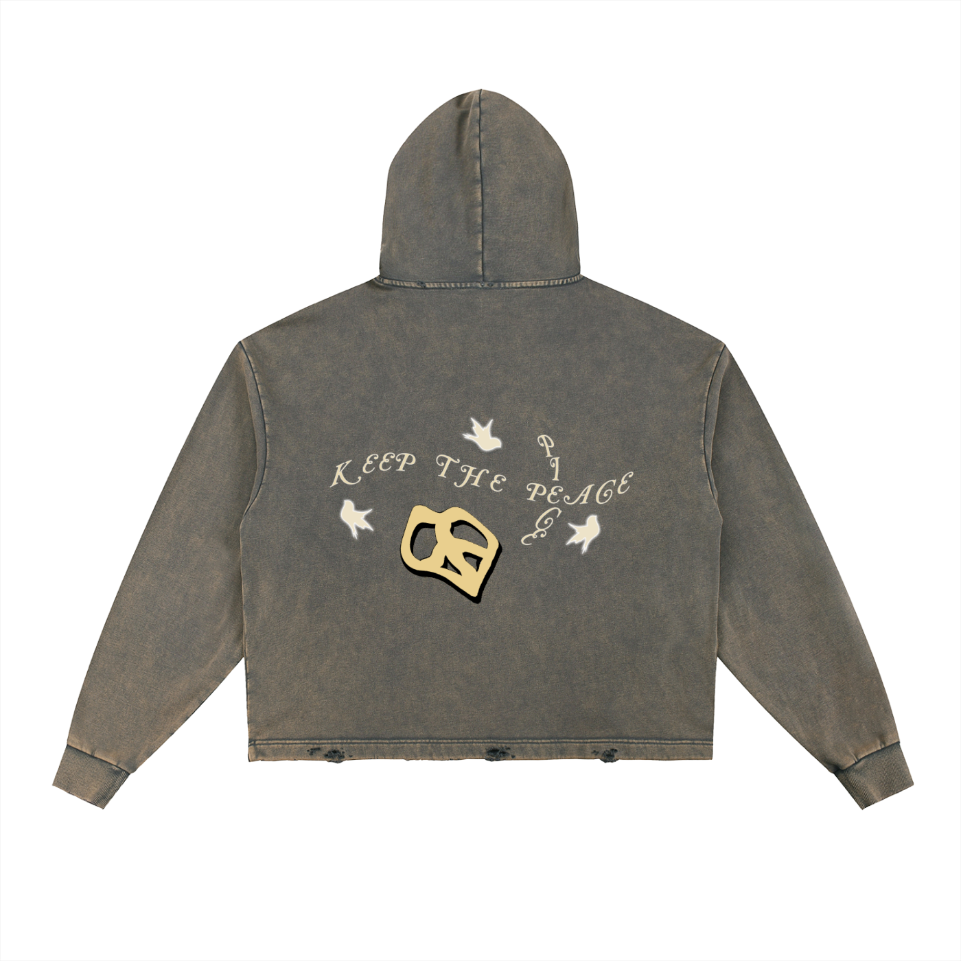 Grimm World Vintage Wash Logo Hoodie
