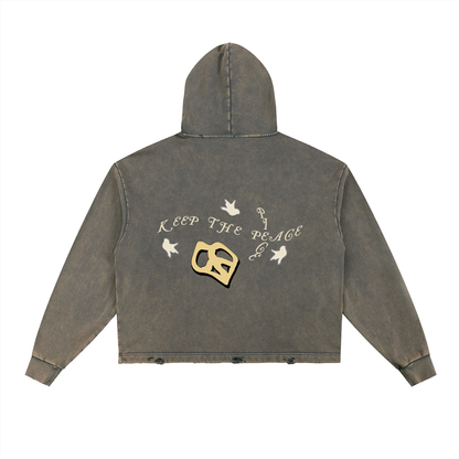 Grimm World Vintage Wash Logo Hoodie