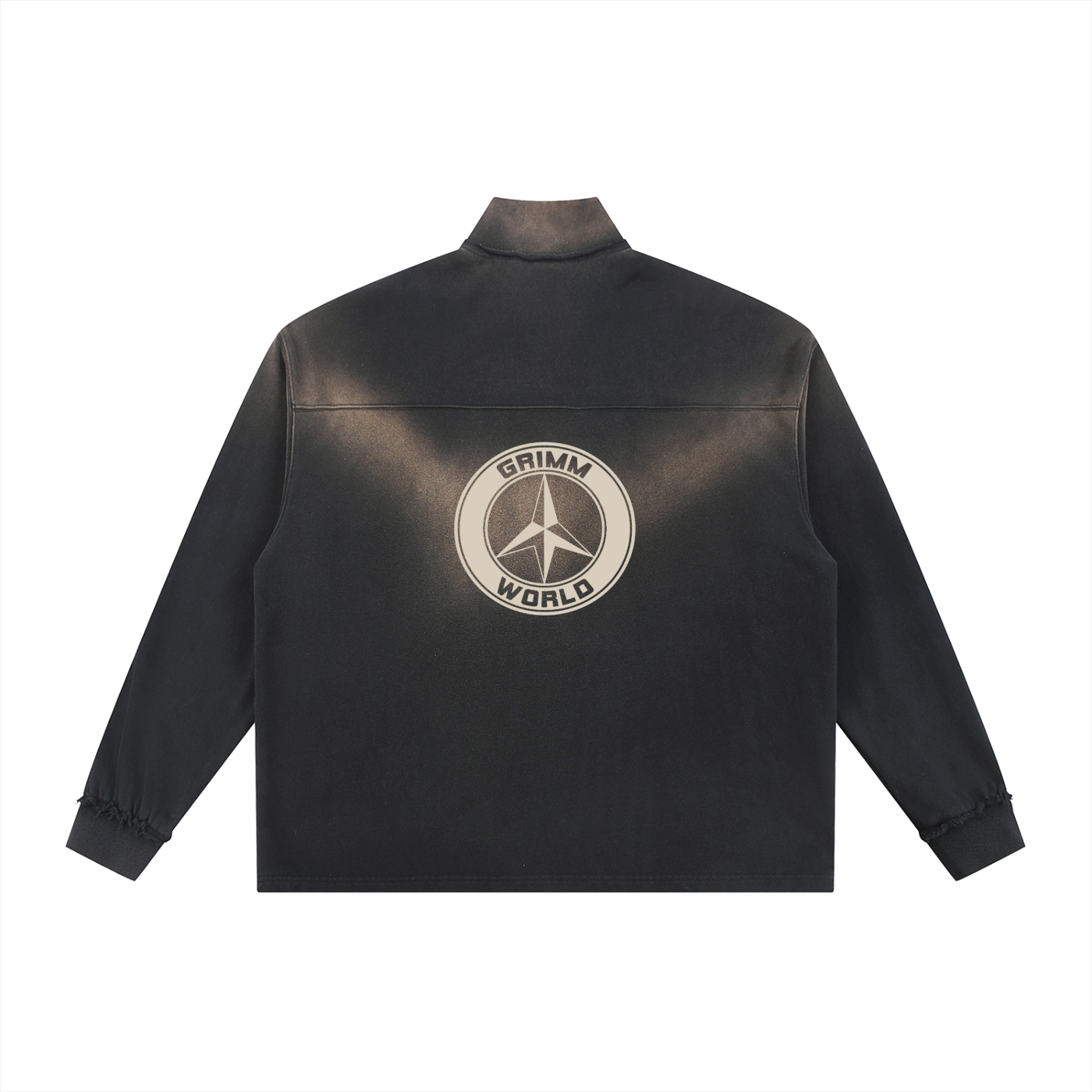 Grimm World Sunfaded Quarter-Zip Sweatshirt